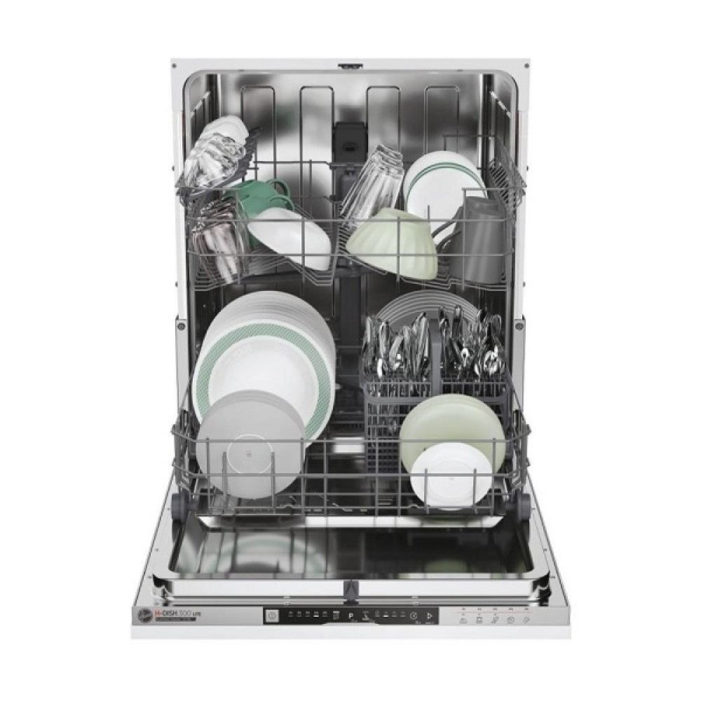 Hoover H-DISH 300 LITE 60cm Integrated White Dishwasher HI 3E9E0S-80