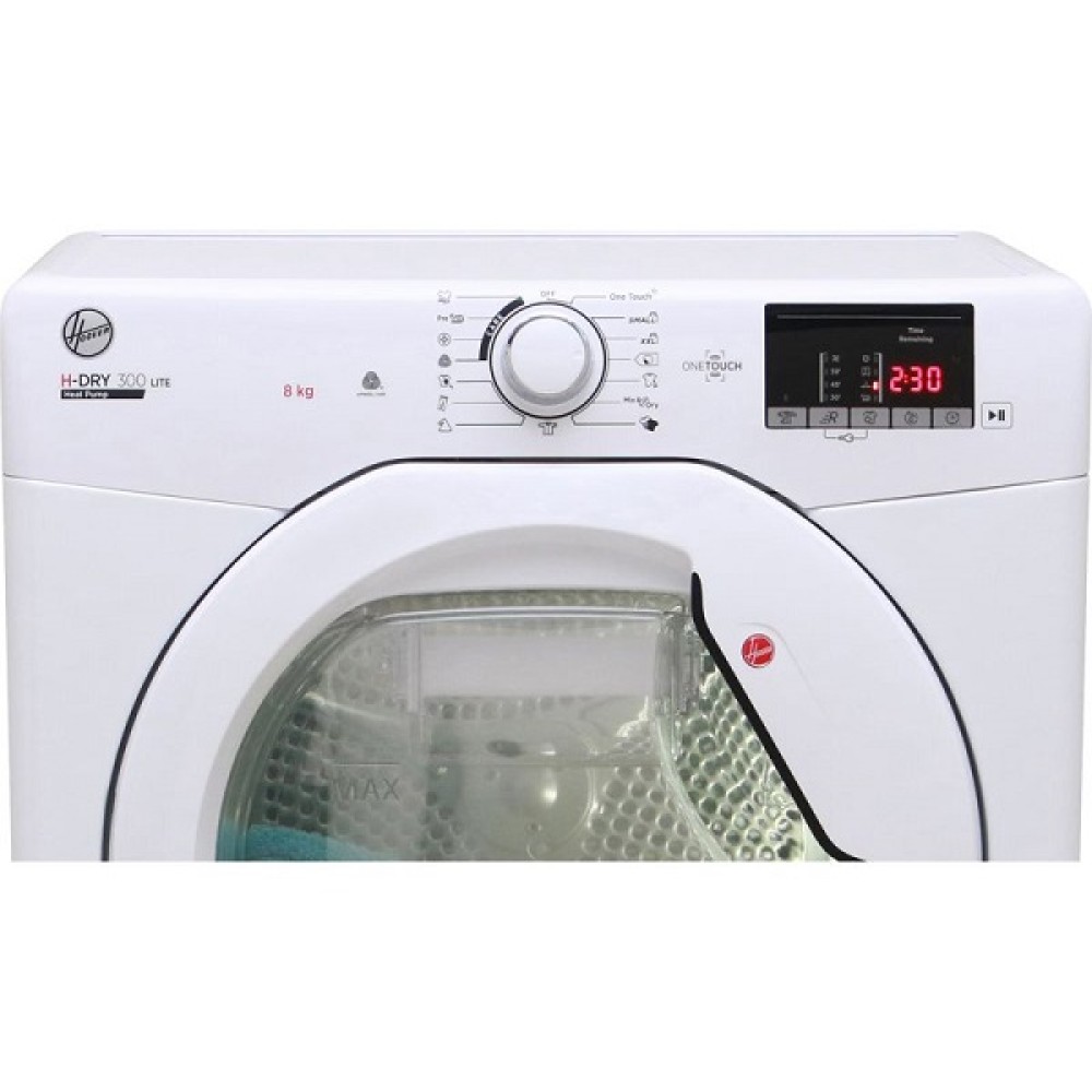 Hoover H-Dry 300 8kg Heat Pump Tumble Dryer – White
