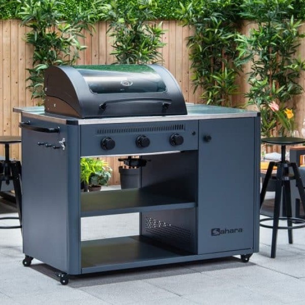 Sahara Arke 3 Burner Gas BBQ