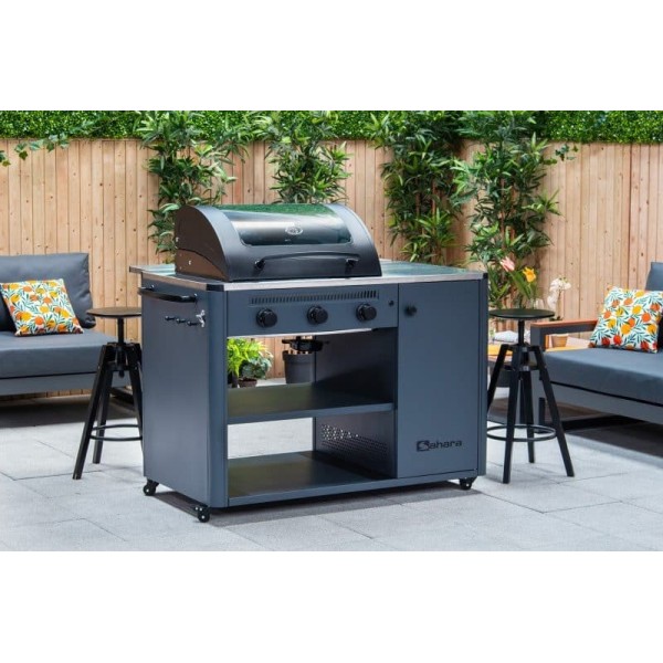 Sahara Arke 3 Burner Gas BBQ