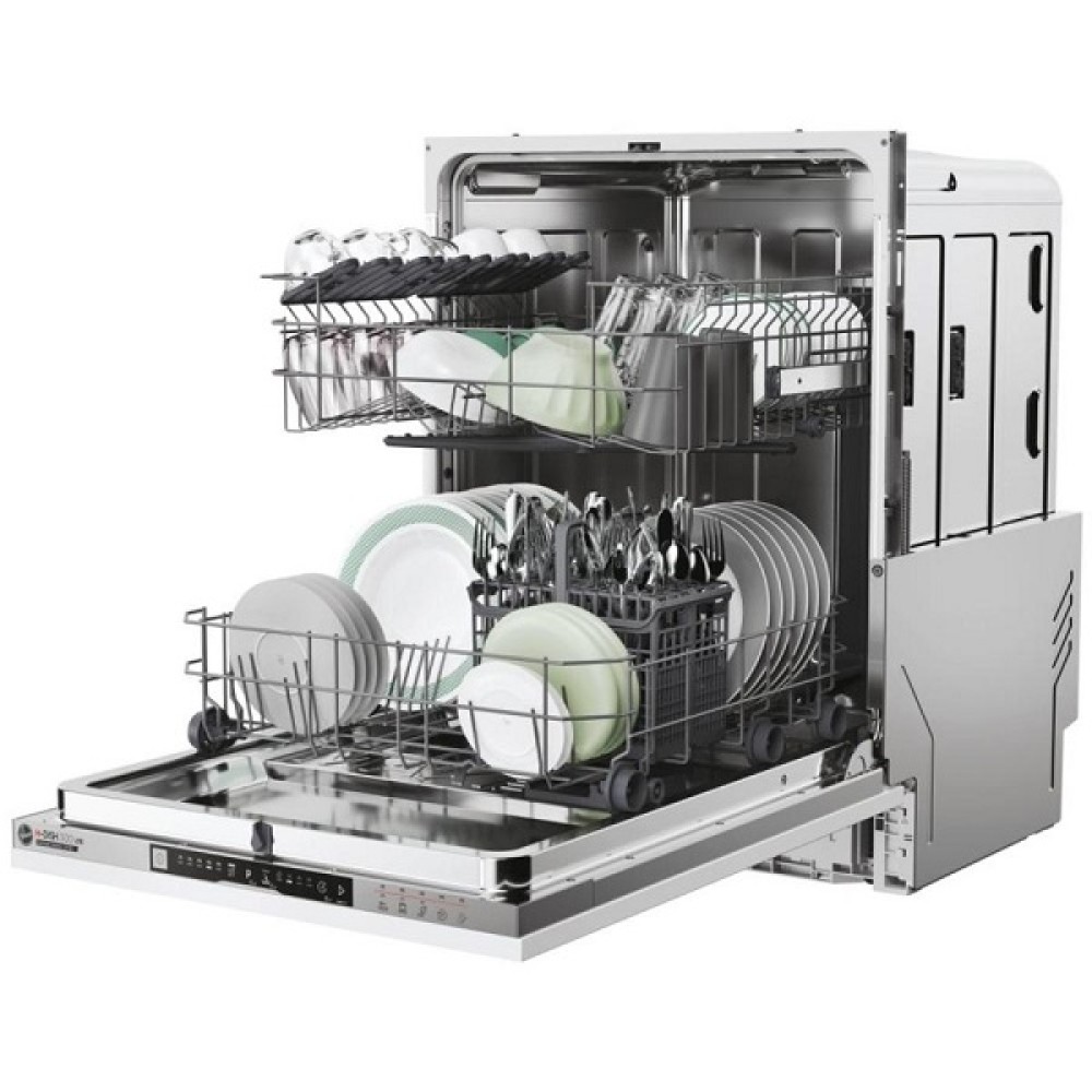 Hoover H-DISH 300 LITE 60cm Integrated White Dishwasher HI 3E9E0S-80