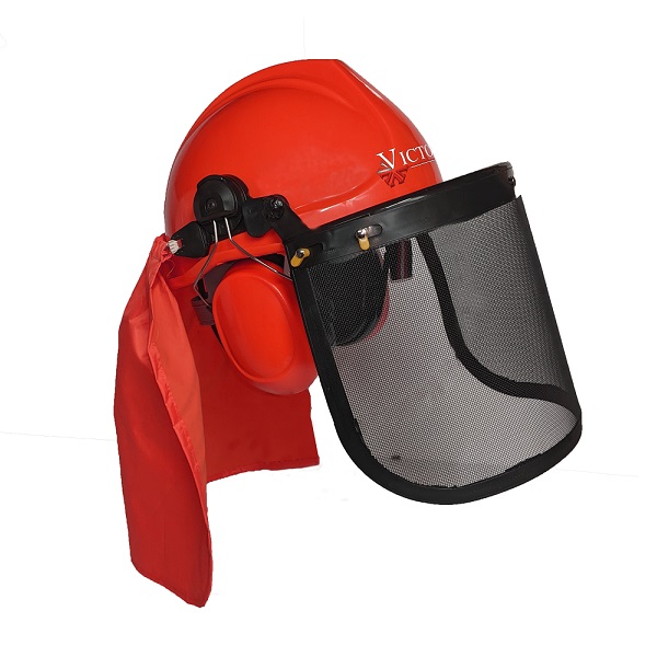 Chainsaw Safety Helmet with Mesh Visor & Muffs