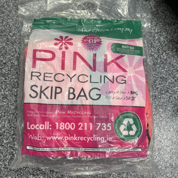 PINK MIGHTY SKIP BAG