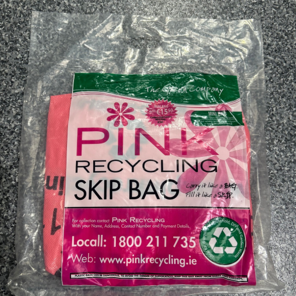 PINK MINI SKIP BAG