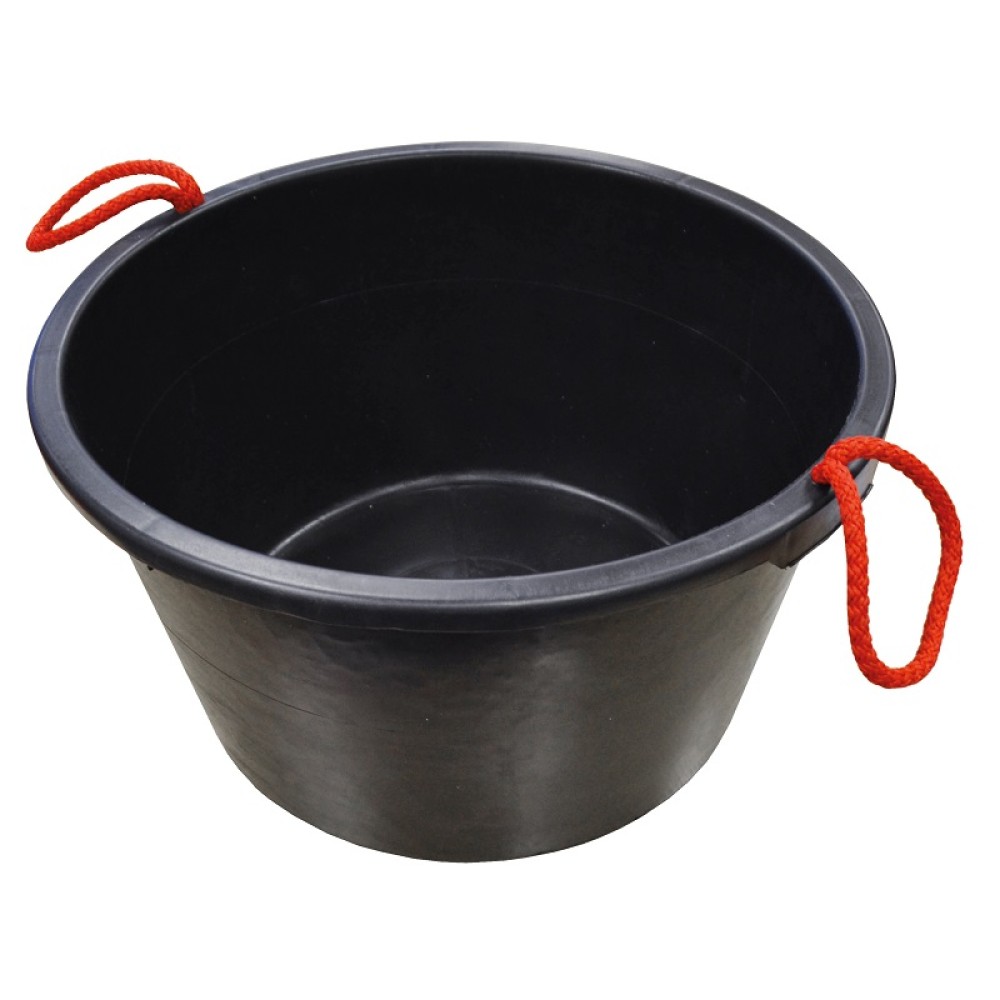 FAI/FULL BUILDERS BUCKET 40LT  BLACK