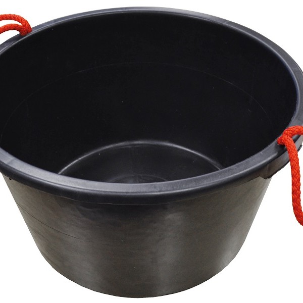 FAI/FULL BUILDERS BUCKET 40LT  BLACK