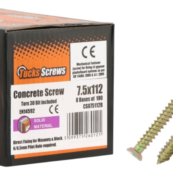 7.5 X 62 CONCRETE SCREW BOX 100 RAPIER