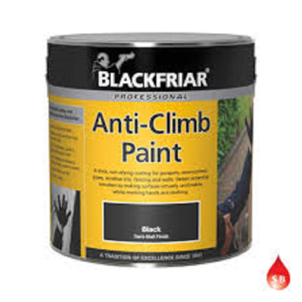 1LTR PROF ANTI-CLIMB PAINT BLK