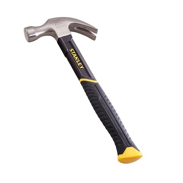 STANLEY 20 OZ FIBREGLASS  CLAW HAMMER