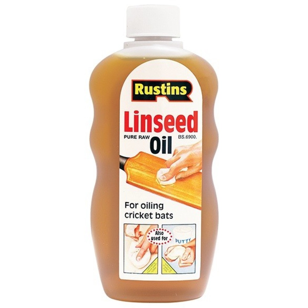 RUSTINS 300ML RAW LINSEED OIL