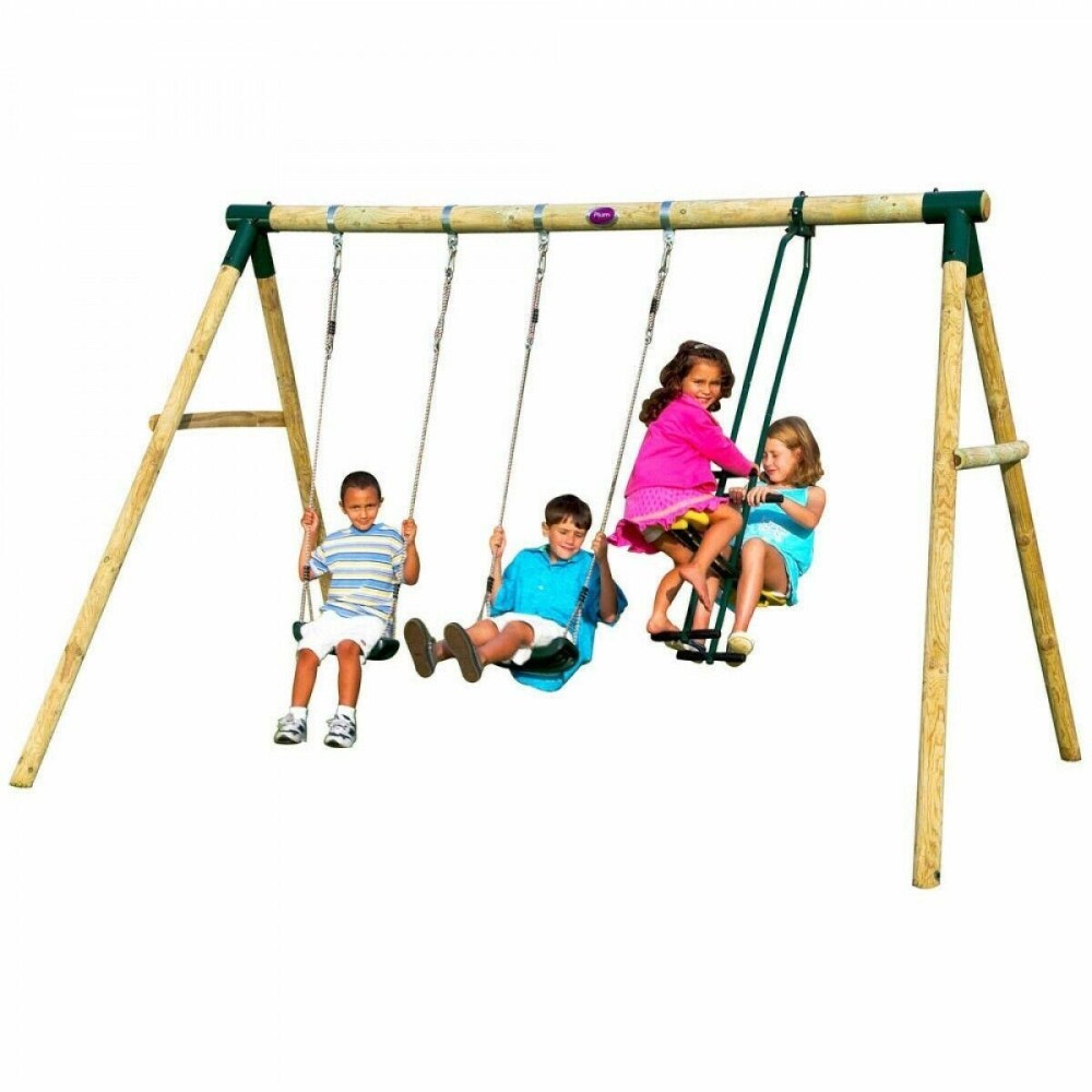 TRIGANO WOODEN SWING SET