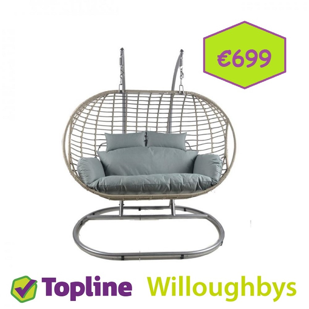 SORRENTO DOUBLE HANGING EGG CHAIR