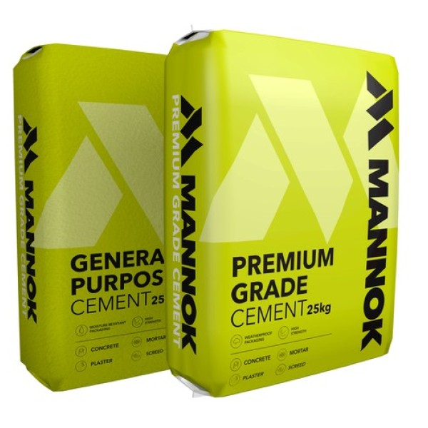 25KG BAG MANNOK CEMENT PLASTIC BAG