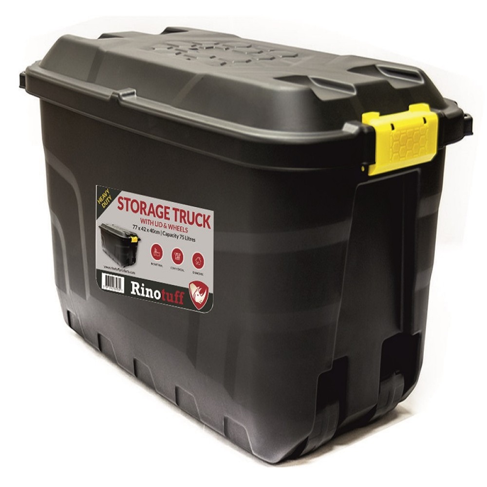 RINOTUFF 75LT STORAGE BOX C/W LID