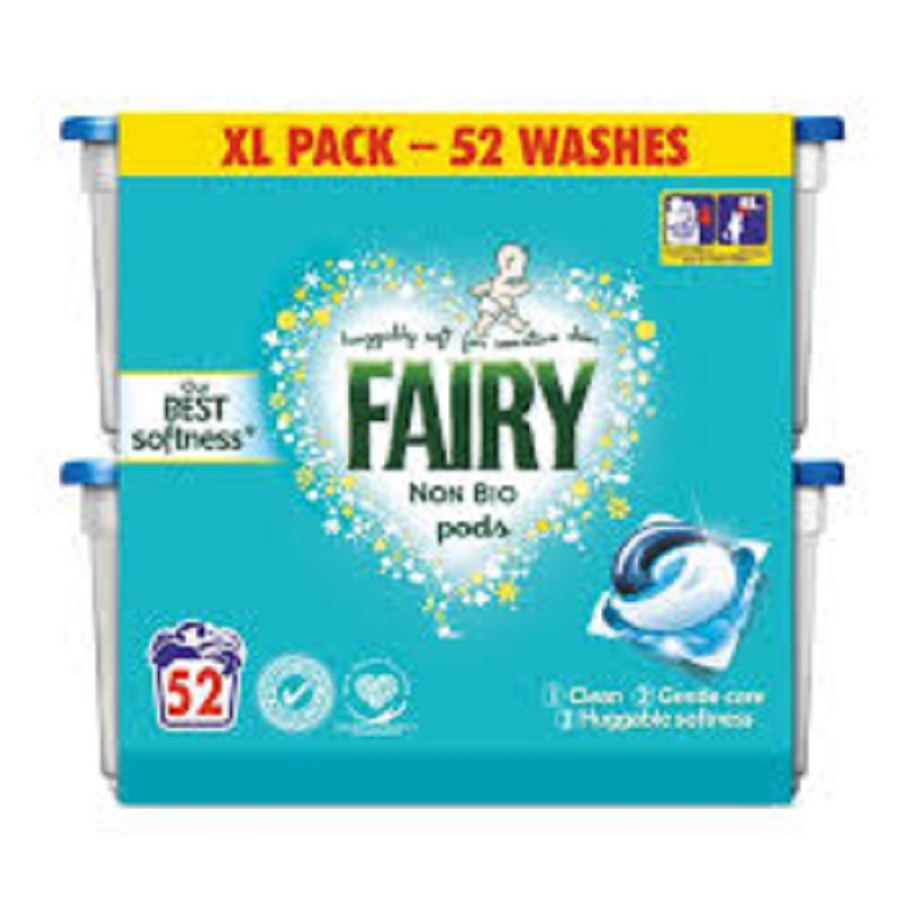 FAIRY NON BIO PODS 52 WASH