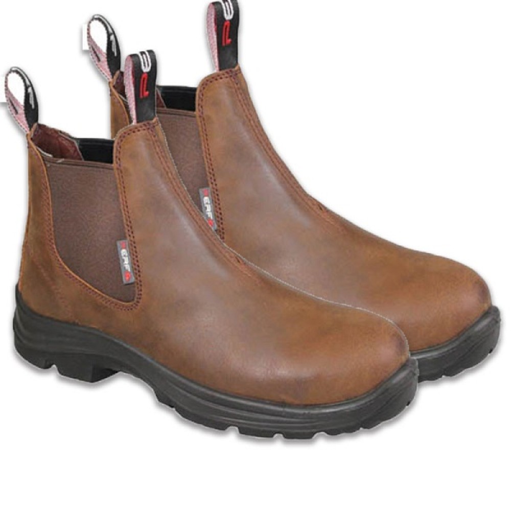 PERF PRO DEALER PLUS SAFETY BOOT BROWN SIZE 10