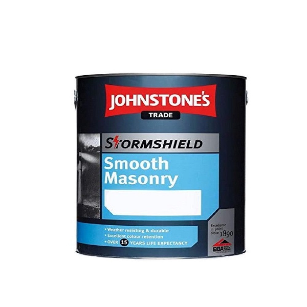 2.5lt JOHNSTONE'S STORMSHIELD BRILLIANT WHITE