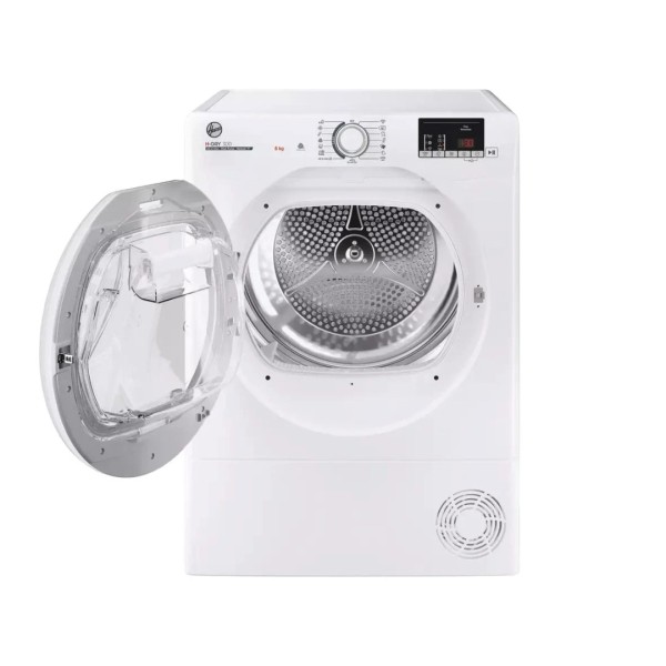 Hoover H-Dry 300 8kg Freestanding White Heat Pump Tumble Dryer - HLE H8A2DE-80