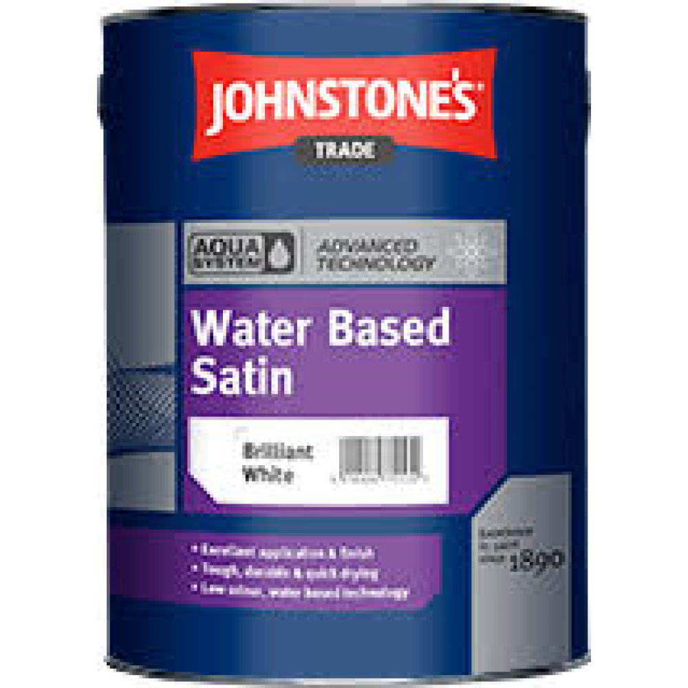 2.5LT JOHNSTONES N AQUA WATER BASED SATIN BRILLIANT WHITE