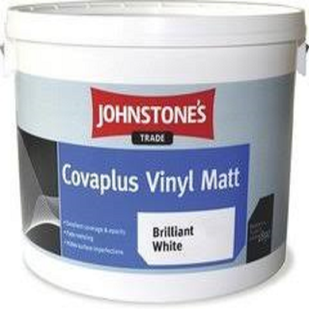 10LT JOHNSTONES COVAPLUS  BRILLIANT WHITE