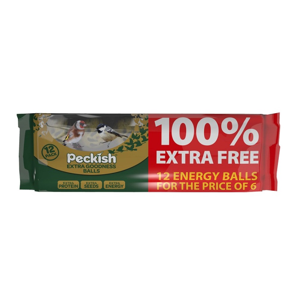 PECKISH EXTRA GOODNESS ENERGY BALL 6 + 6 FREE