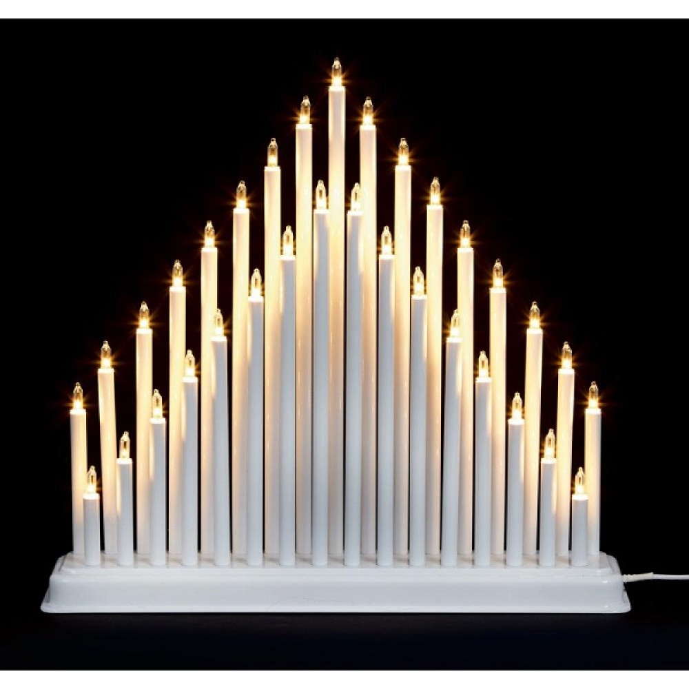 33 LIGHT CANDLE BRIDGE TOWER - WHITE