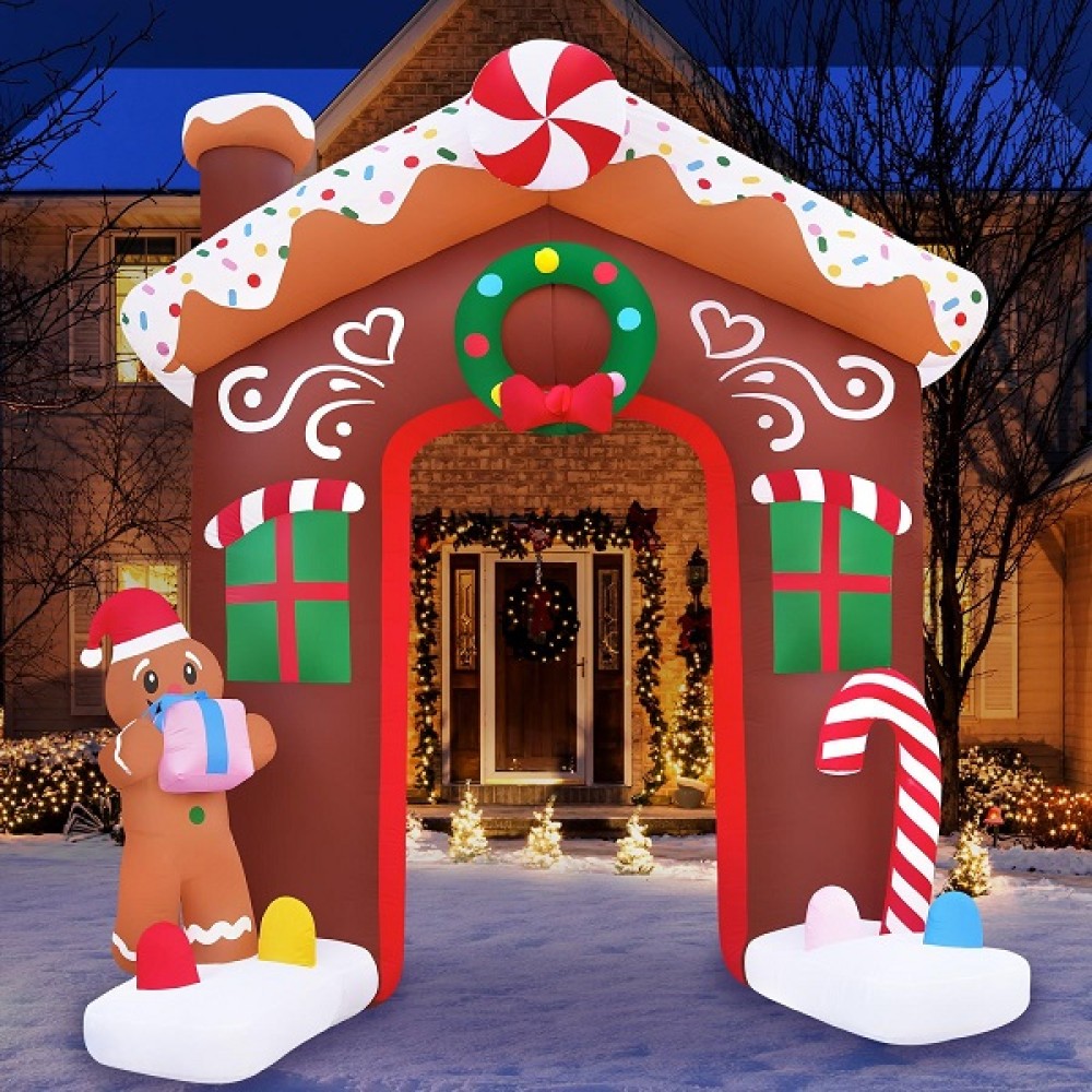 INFLATABLE GINGERBREAD HOUSE