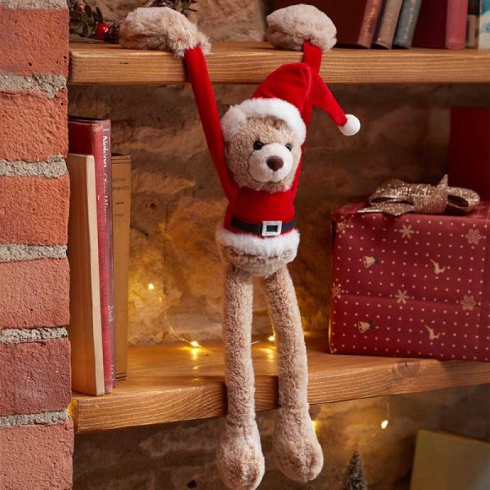 HANGING TEDDY SANTA