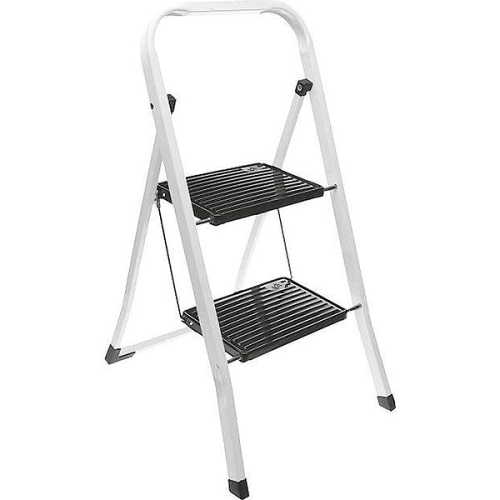 2 STEP STEP LADDER BLACK & WHITE