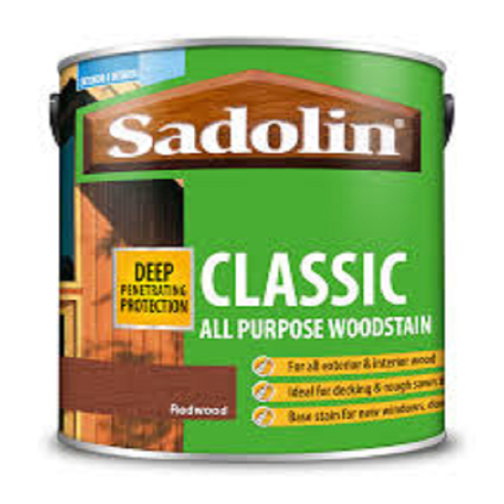 2.5 LITRE SADOLIN CLASSIC REDWOOD