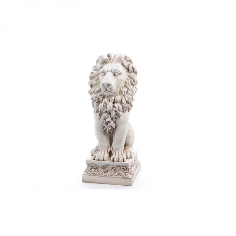 LION GARDEN STATUE - 80.5CM