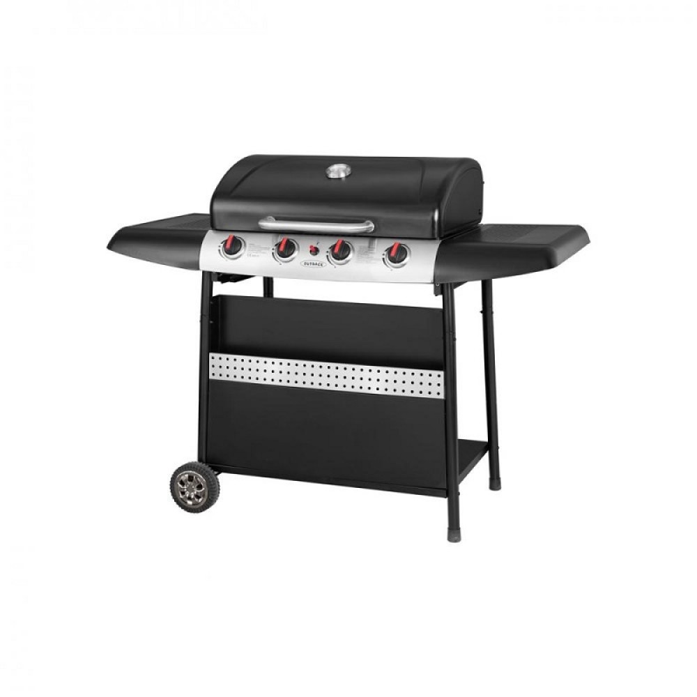 OUTBACK SIZZLER 4 BURNER GAS BBQ