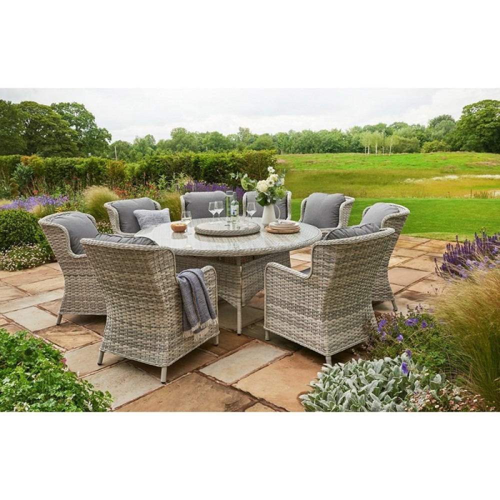 EDEN ROSE 8 SEATER OVAL RATTAN FURNITURE SET