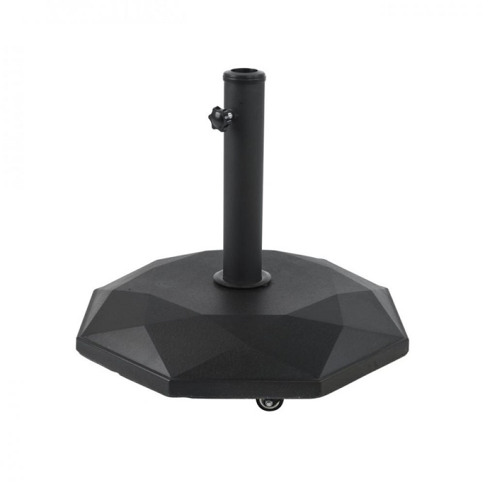 CONCERTE PARASOL BASE ON WHEELS - BLACK 25KG