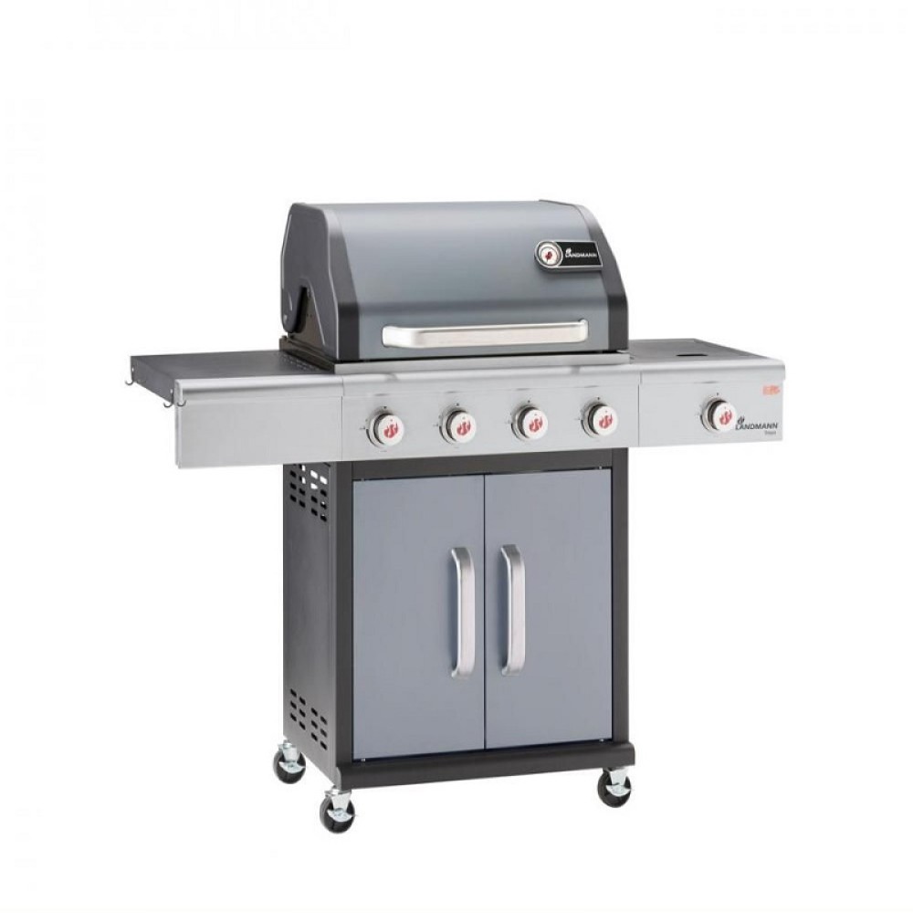 LANDMANN TRITON EDGE 4.1 PTS GAS BBQ - BLACK