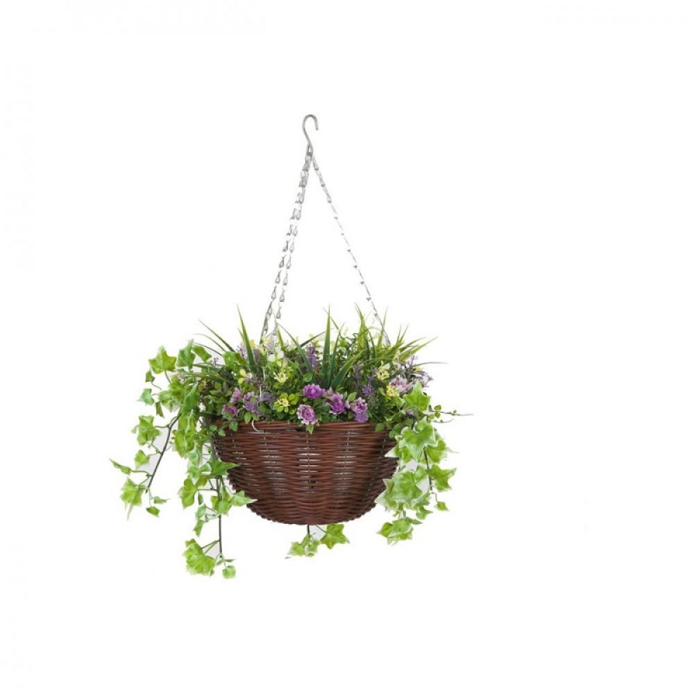 LILAC HANGING BASKET