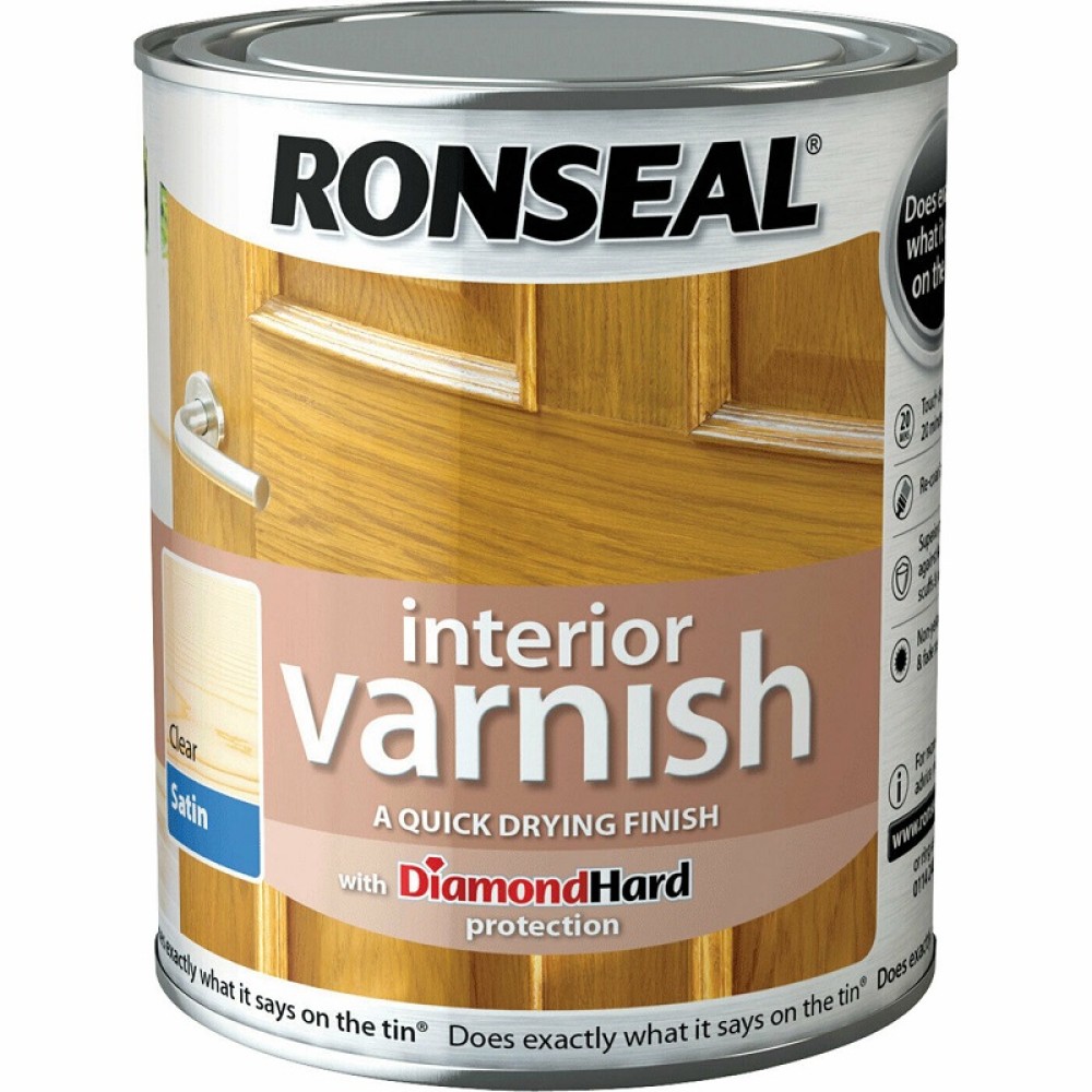 250ML RONSEAL SATIN INTERIOR Q/D VARNISH