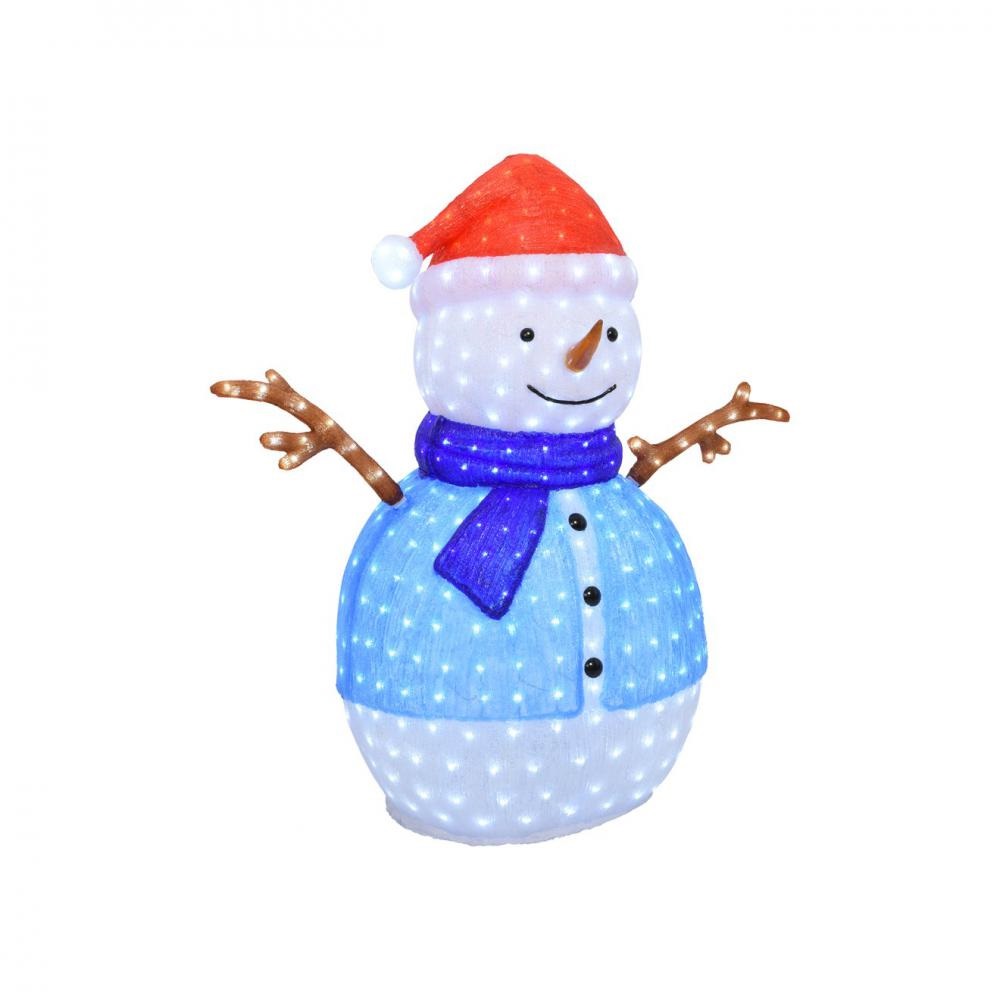 LED ACRYLIC SNOWMAN - 133CM