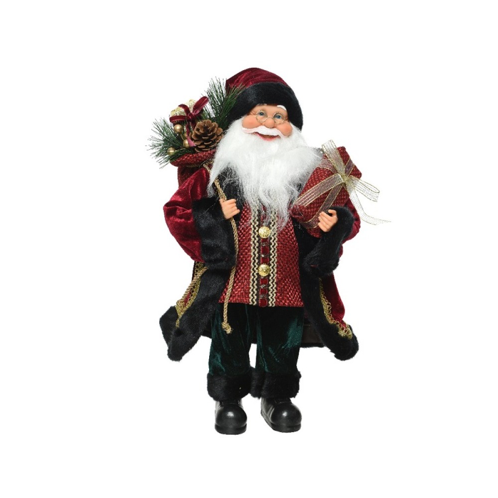 TRADITIONAL PLUSH SANTA 120CM