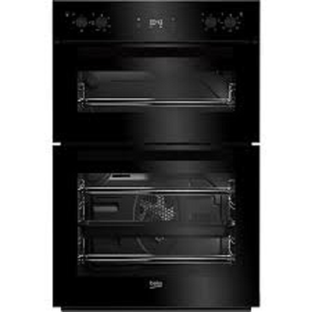 BEKO BLACK DOUBLE OVEN BDF22300B