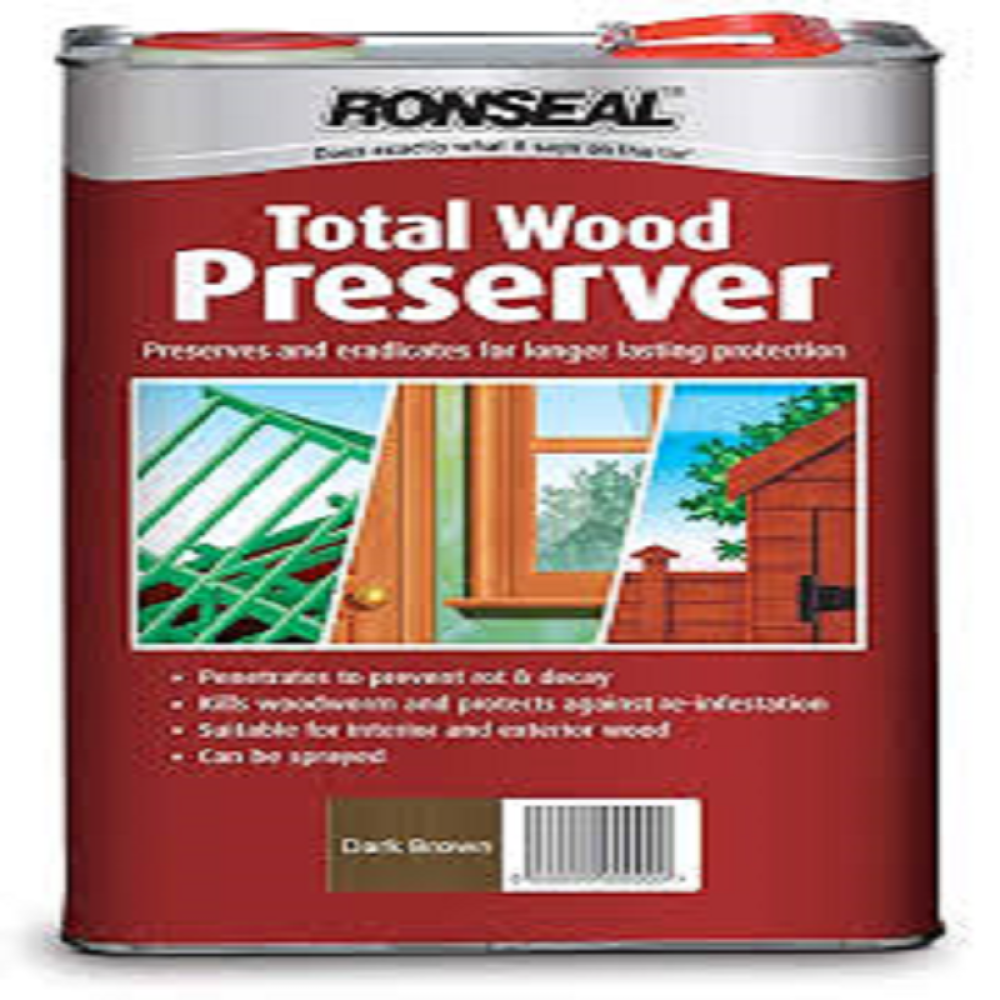 2.5 LTR RONSEAL TOTAL WOOD PRESERVER D/BROWN