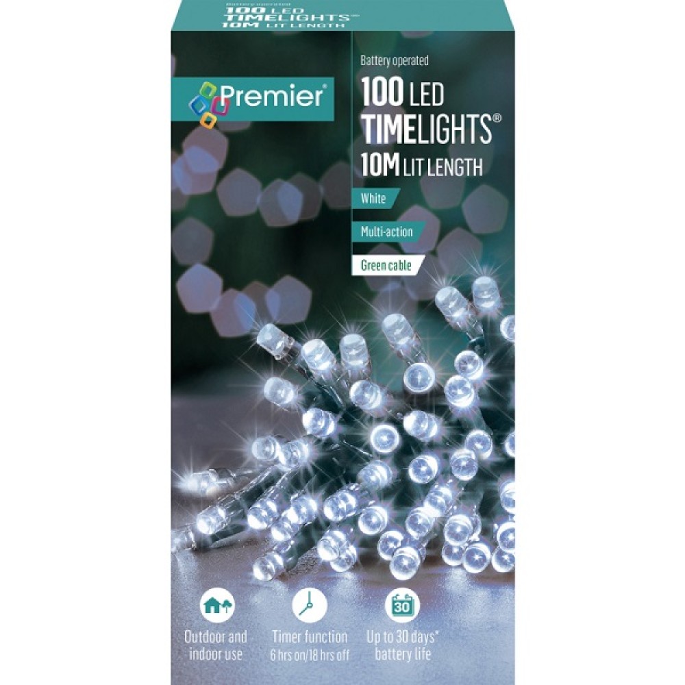 100 LED TIMELIGHTS - WH