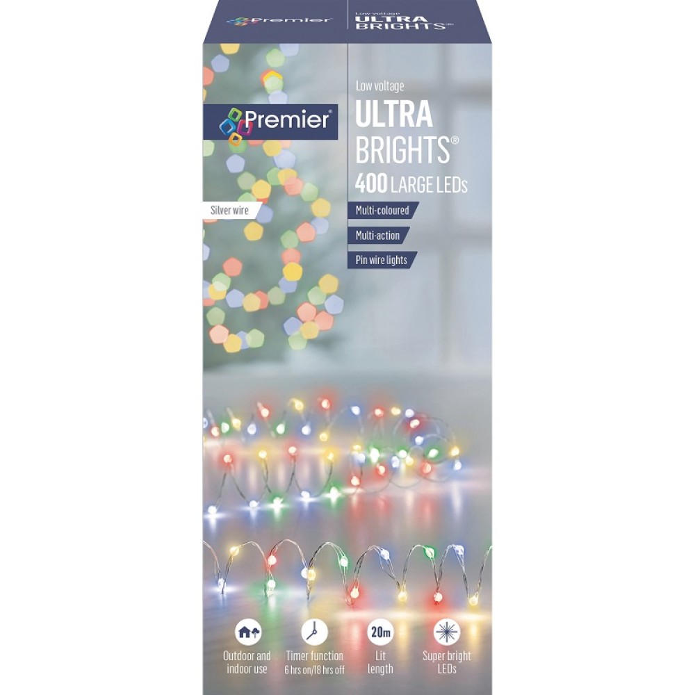 Premier 400 LV Large LED Multi-Action Ultrabrights - Multi coloured