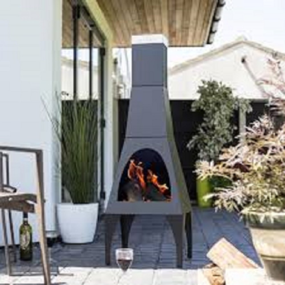 MATRIX LARGE STEEL CHIMENEA