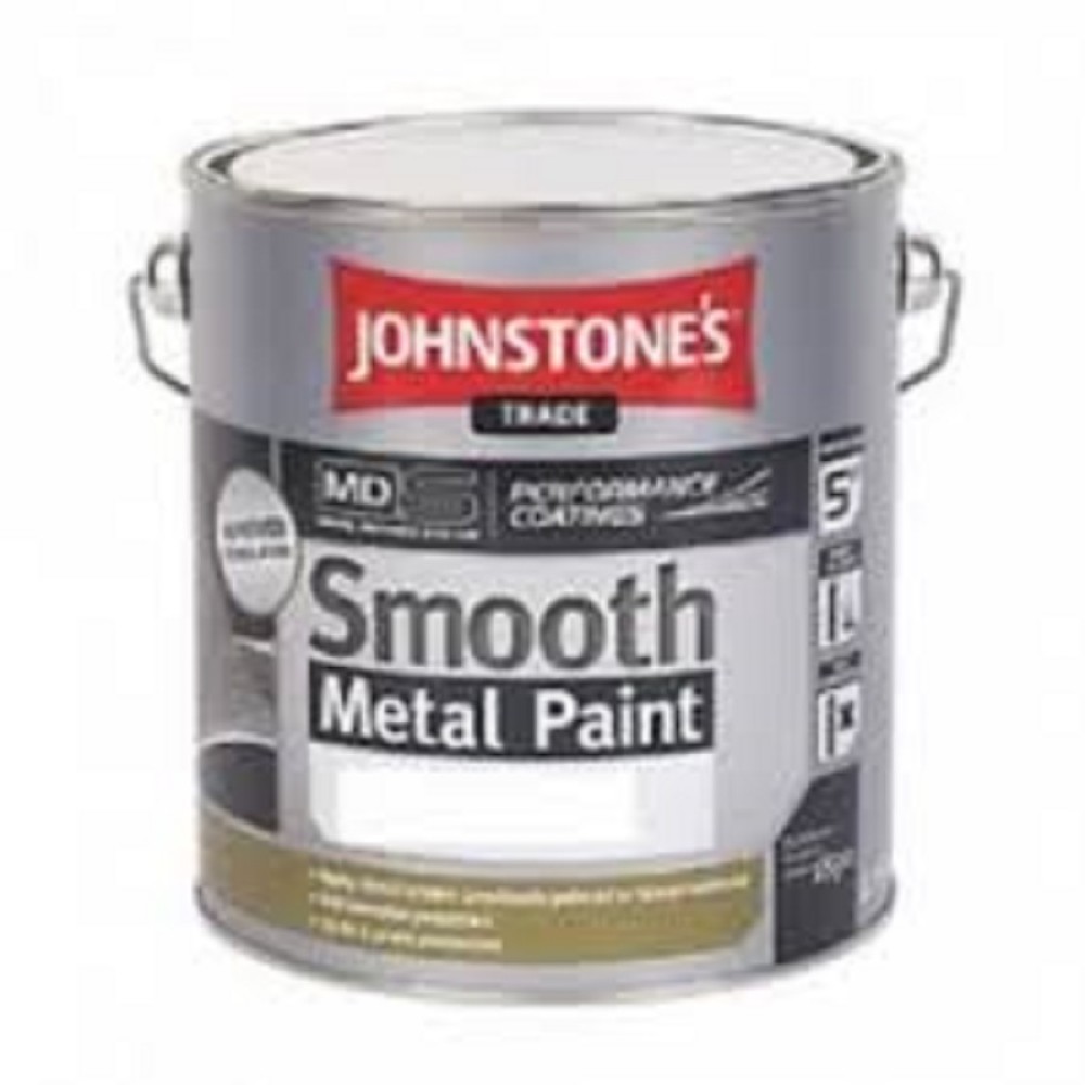 Johnstones Smooth Metal Paint - WHITE