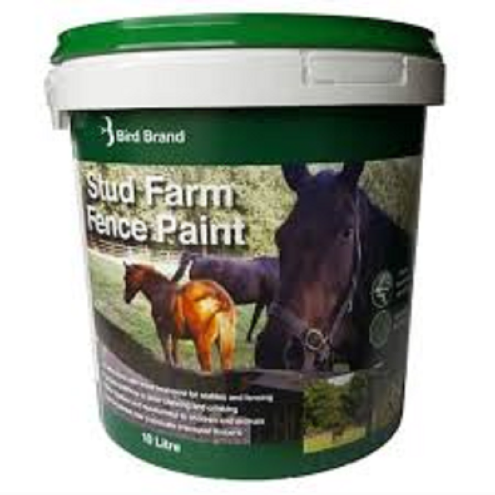 BIRD BRAND STUD FARM PAINT BLACK 10LT