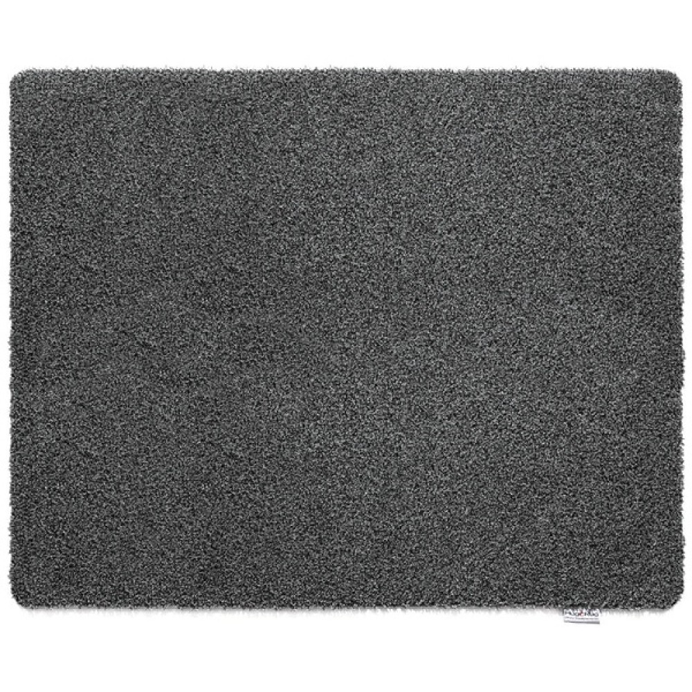 HUG RUG PLAIN CHARCOAL 80CM X 100CM