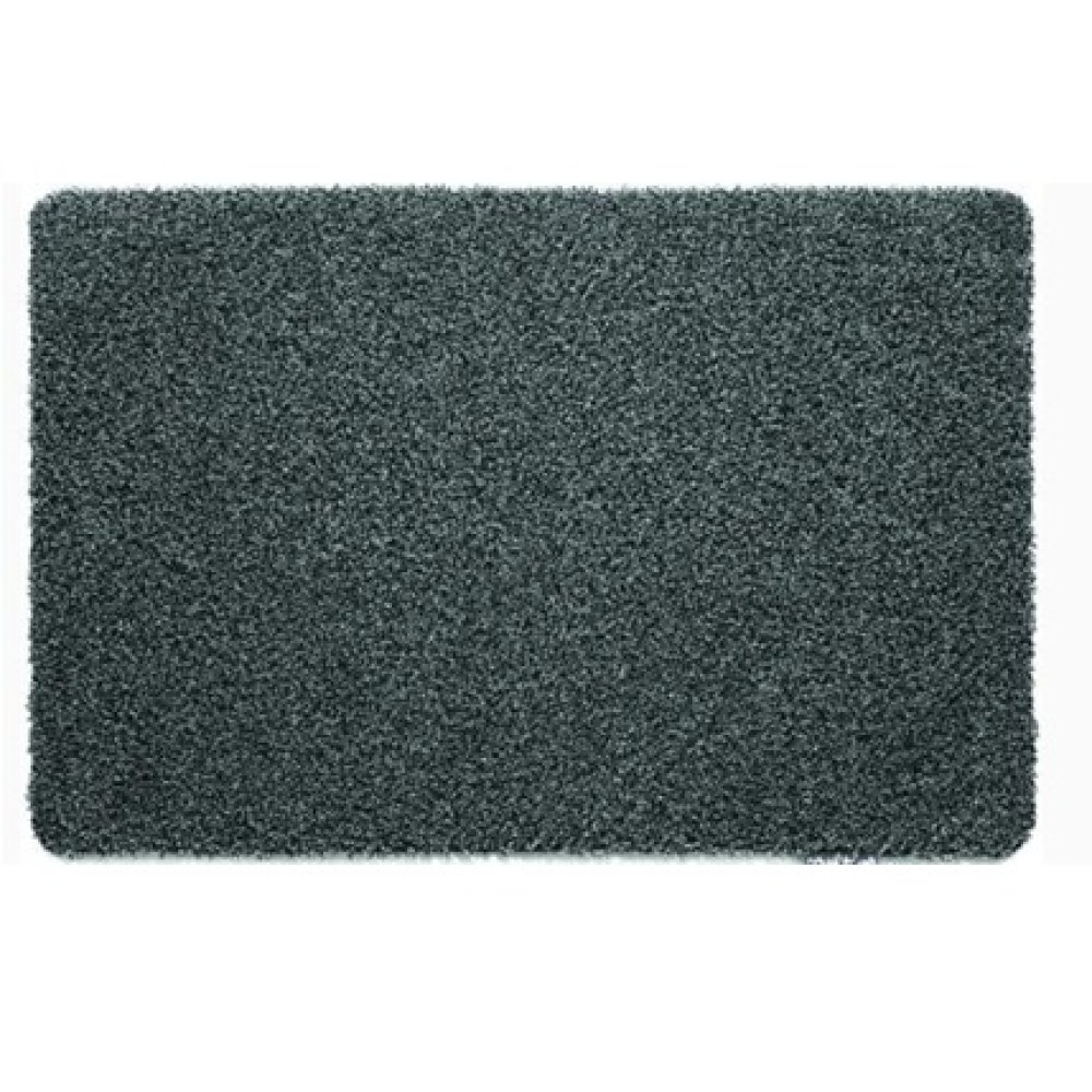 HUG RUG PLAIN CHARCOAL 50CM X 75CM