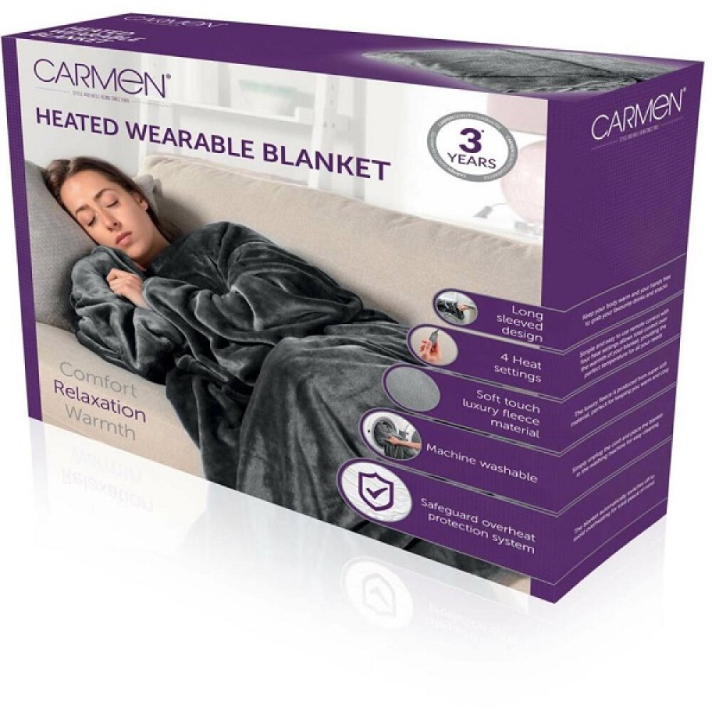 LUXURY ELECTRIC HEATED FLEECE THROW