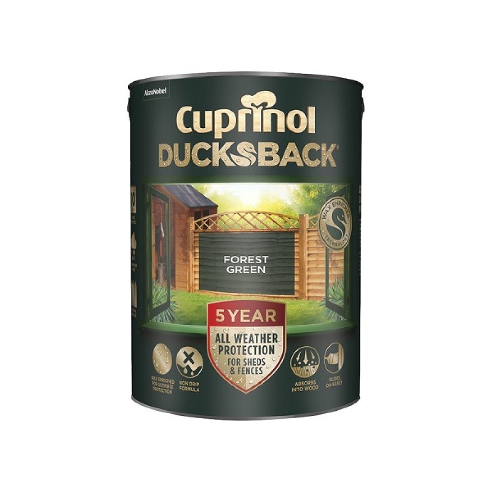 CUPRINOL DUCKSBACK  - FOREST GREEN 5L